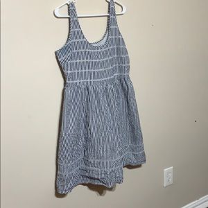 OLD NAVY. Large. Navy and white sleeveless dress.